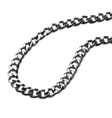 Silver chain isolated on a transparent background Png file format