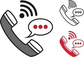 vector illustration of a mobile phone