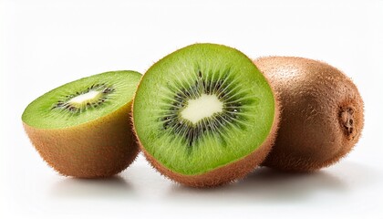 Fototapeta premium kiwi fruit isolated on white background