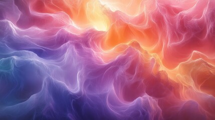 Fototapeta premium Abstract illustration of swirling colors and textures.