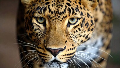 Obraz premium Leopard Closeup Face.