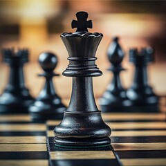 Chess. Conceptual image for business, competition, strategy, leadership and success
