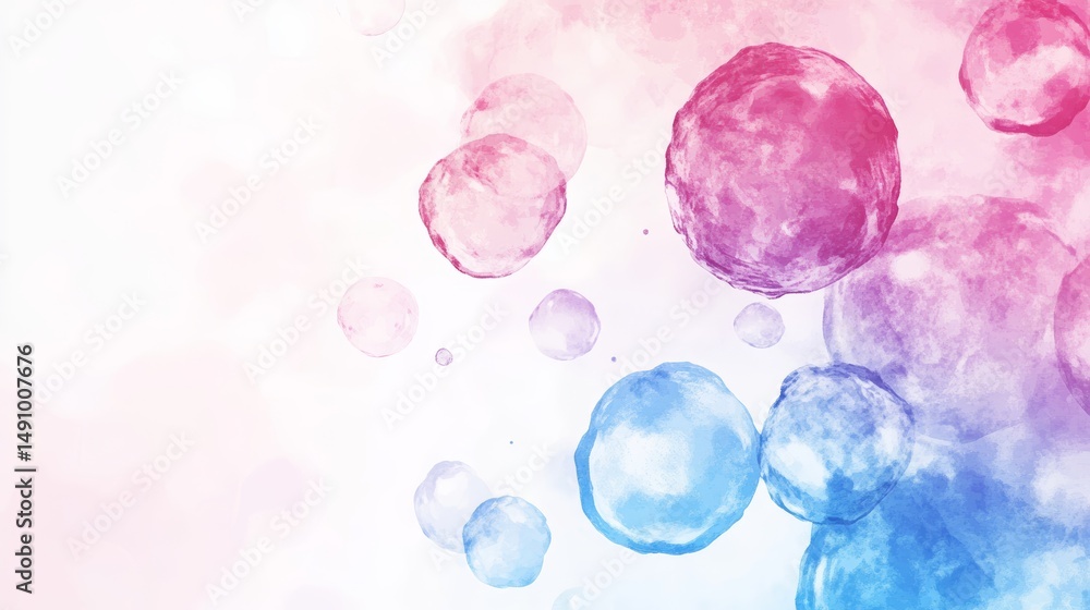 Aufkleber pastel sphere abstraction with gradient hues for digital creativity display
