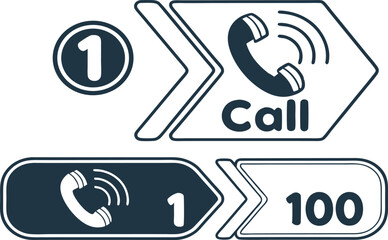 set of vector icons for web design