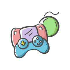 games icon, games vector illustration-simple illustration of games, perfect for games logos and icons