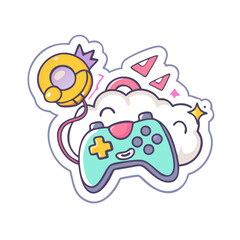 gaming stickers icon, gaming stickers vector illustration-simple illustration of gaming stickers, perfect for gaming stickers logos and icons