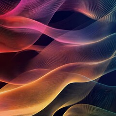 Abstract background with wavy lines. Vector illustration. Eps 10.