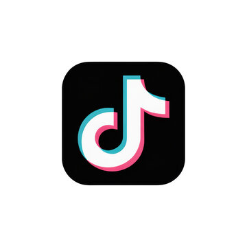 Tiktok logo On Transparent Background