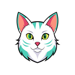 Obraz premium vector illustration of a cat