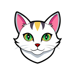 Obraz premium vector illustration of a cat