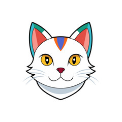 vector illustration of a cat