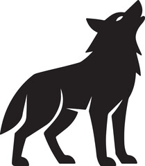 wolf silhouette