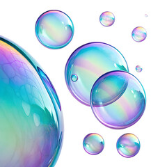 vector illustration of colorful bubbles
