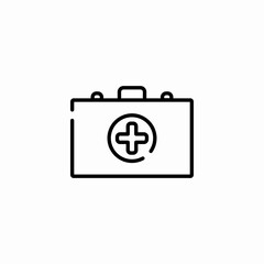 medical kit icon sign vector