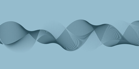 Abstract colorful trendy geometric background of smooth curve artistic expression for blend lines, futuristic colorful seamless wave element for design on stylized blend line art texture background.