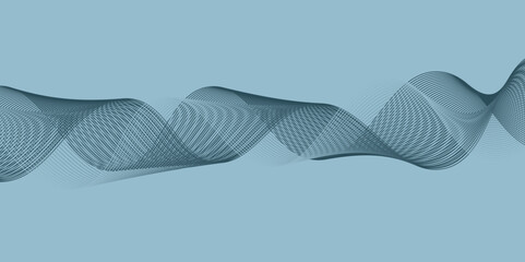 Abstract colorful trendy geometric background of smooth curve artistic expression for blend lines, futuristic colorful seamless wave element for design on stylized blend line art texture background.