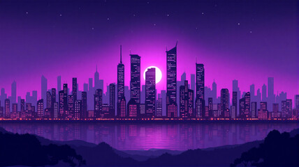 Fototapeta premium london skyline at night