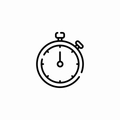 time stopwatch icon sign vector