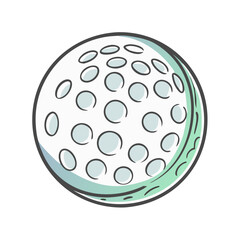 golf ball icon, golf ball vector illustration-simple illustration of golf ball, perfect for golf ball logos and icons