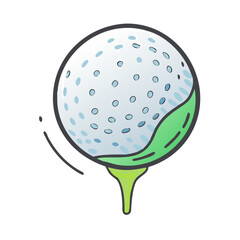 golf ball icon, golf ball vector illustration-simple illustration of golf ball, perfect for golf ball logos and icons