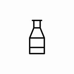 bottle sauce icon sign vector