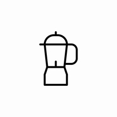 kitchen blender icon sign vector