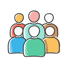 group of people icon, group of people vector illustration-simple illustration of group of people, perfect for group of people logos and icons
