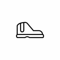 winter boot icon sign vector