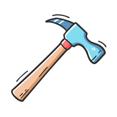 hammer icon, hammer vector illustration-simple illustration of hammer, perfect for hammer logos and icons