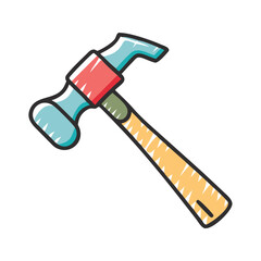 hammer icon, hammer vector illustration-simple illustration of hammer, perfect for hammer logos and icons