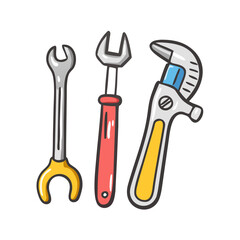 handyman tools icon, handyman tools vector illustration-simple illustration of handyman tools, perfect for handyman tools logos and icons
