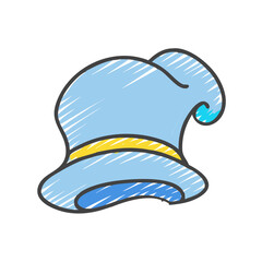 hat icon, hat vector illustration-simple illustration of hat, perfect for hat logos and icons