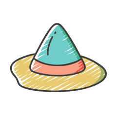 hat icon, hat vector illustration-simple illustration of hat, perfect for hat logos and icons