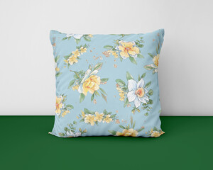 pillow design isolated on white background