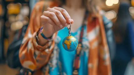 Miniature Globe Keychain - A World of Possibilities