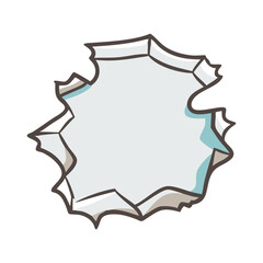 hole in paper icon, hole in paper vector illustration-simple illustration of hole in paper, perfect for hole in paper logos and icons