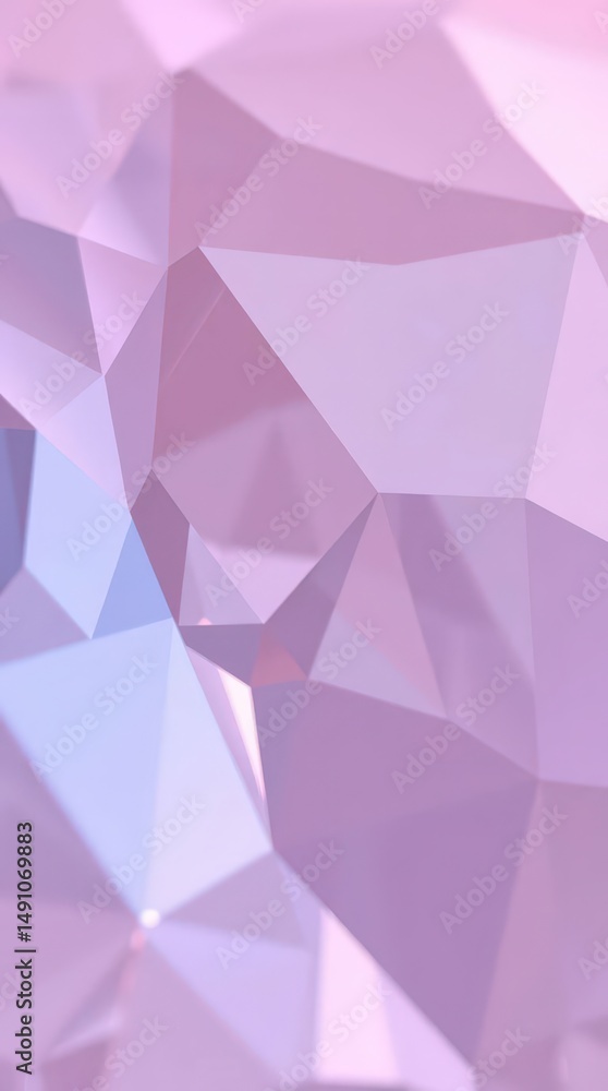 Poster colorful geometric shapes create a mesmerizing pattern of light and shadow in a serene abstract comp