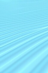 Gentle waves ripple across a tranquil azure lake under the bright midday sun in an idyllic natural retreat