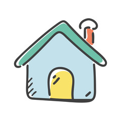 home icon, home vector illustration-simple illustration of home, perfect for home logos and icons