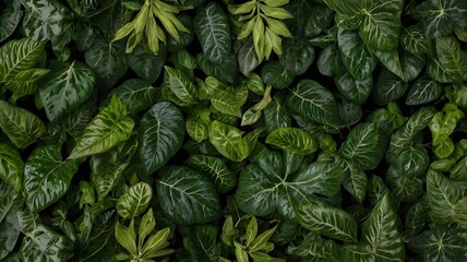 green leaves background