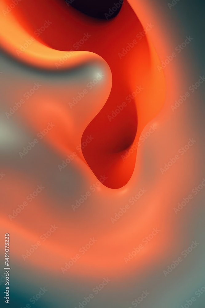 Poster intricate swirls of warm colors create a mesmerizing visual experience in a close-up abstract compos