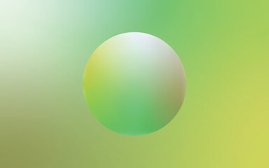 Abstract minimalistic design featuring a soft blurred gradient sphere centered on a smooth gradient background.