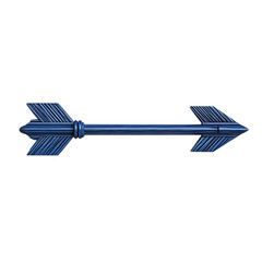 Contemporary Arrow with a Structured Layout in Class Isolated on Transparent Background