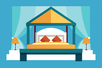 illustration of a tent