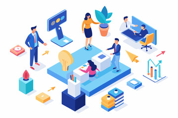 Fototapeta premium paint roller and paint brush