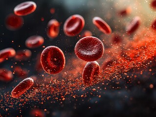 Red blood cells in motion
