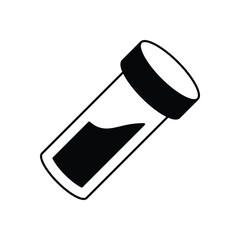 Blood Sample Tube Vector icon