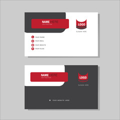 Modern and Minimalist business card template