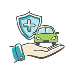 insurance icon, insurance vector illustration-simple illustration of insurance, perfect for insurance logos and icons
