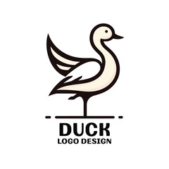 Duck Vector Logo Design